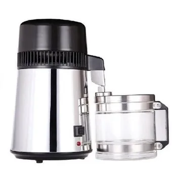 

4 Liter 1 Gallon Countertop/Dertal/Lab Moonshine Still Essential Oil Boiler Pure Water Distiller Purifier 220V/110V