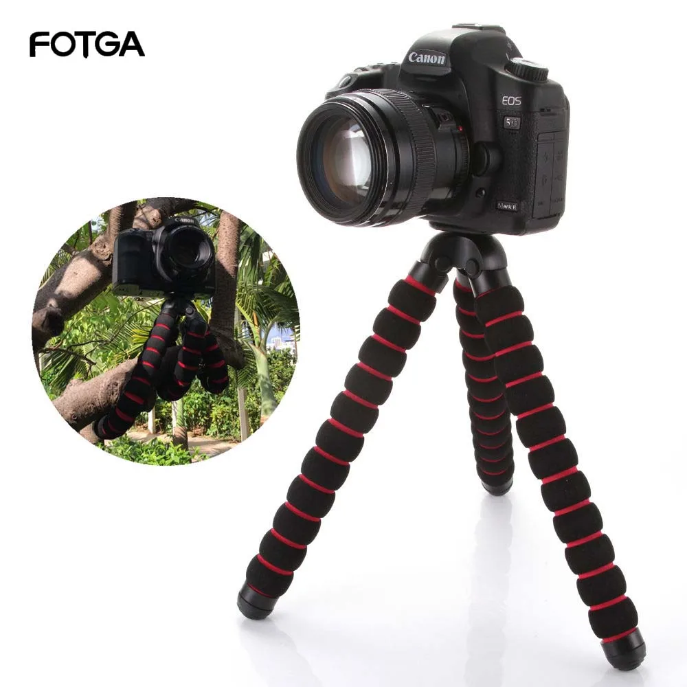 FOTGA Large Octopus Spider Flexible Tripod Stand 1/4