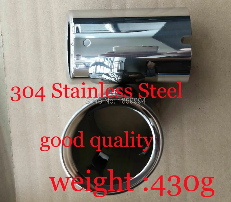 high quality Stainless Steel  Car Rear Tail Throat matte Trim For 2016 2017 2018 2019 VW Tiguan MK2
