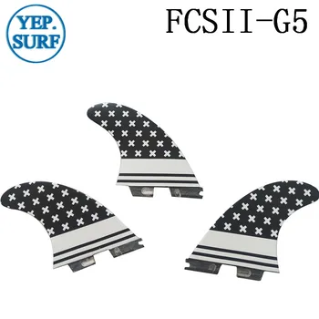 

Free Shipping Surfboard fin FCS2 G5 Honeycomb fins Tri fin set FCSII G5 fins Fibreglass base 3pcs per set