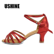 MF1810-6 каблук 5 см Сальса Танго танцевальная обувь для латинских танцев для женщин