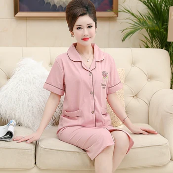 

100% Cotton Nightgowns Women Short Sleeve Nightdress Summer Soild Colour Sleepwear Casual Home Dress Night Shirt Plus Size XXXL