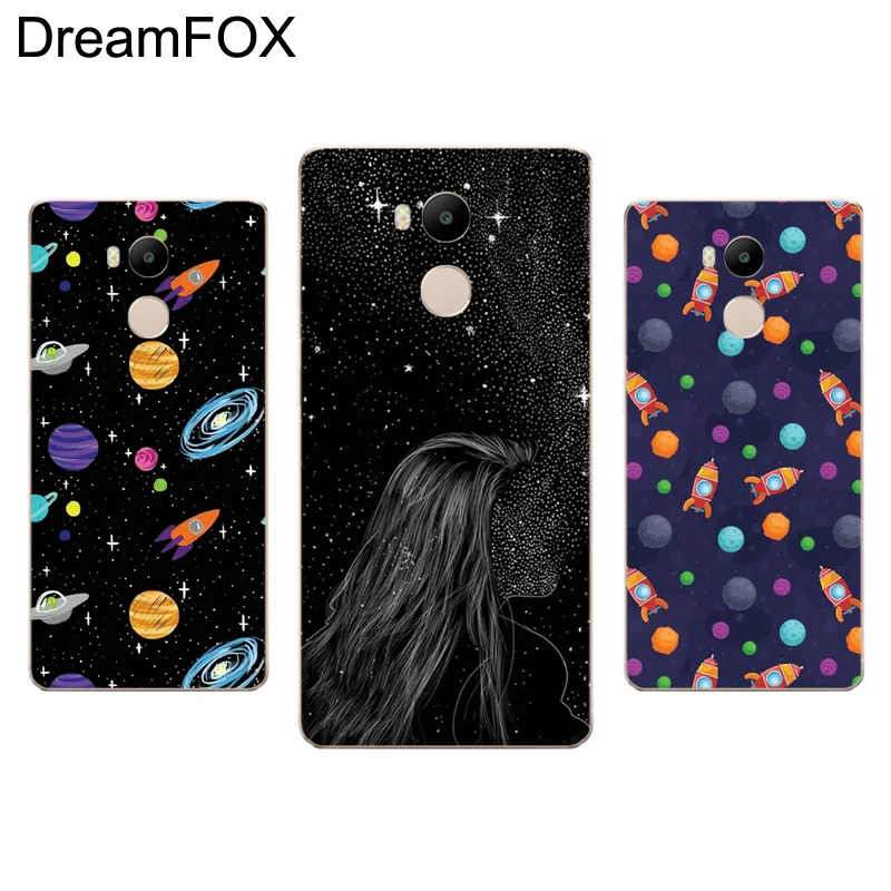 DREAMFOX M331 Fashion Space Design Soft TPU Silicone Case Cover For Xiaomi Redmi Note 3 4 5 Plus 3S 4A 4X 5A Pro Global |