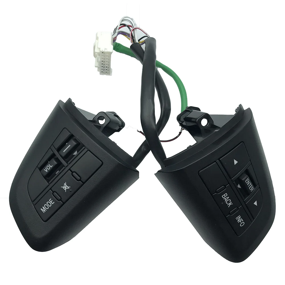 Кнопка рулевого колеса с кабелем, Bluetooth, для телефона, аудио, регулятор громкости, переключатель для Mazda 3 2010, CX-5, CX-7, многофункциональный