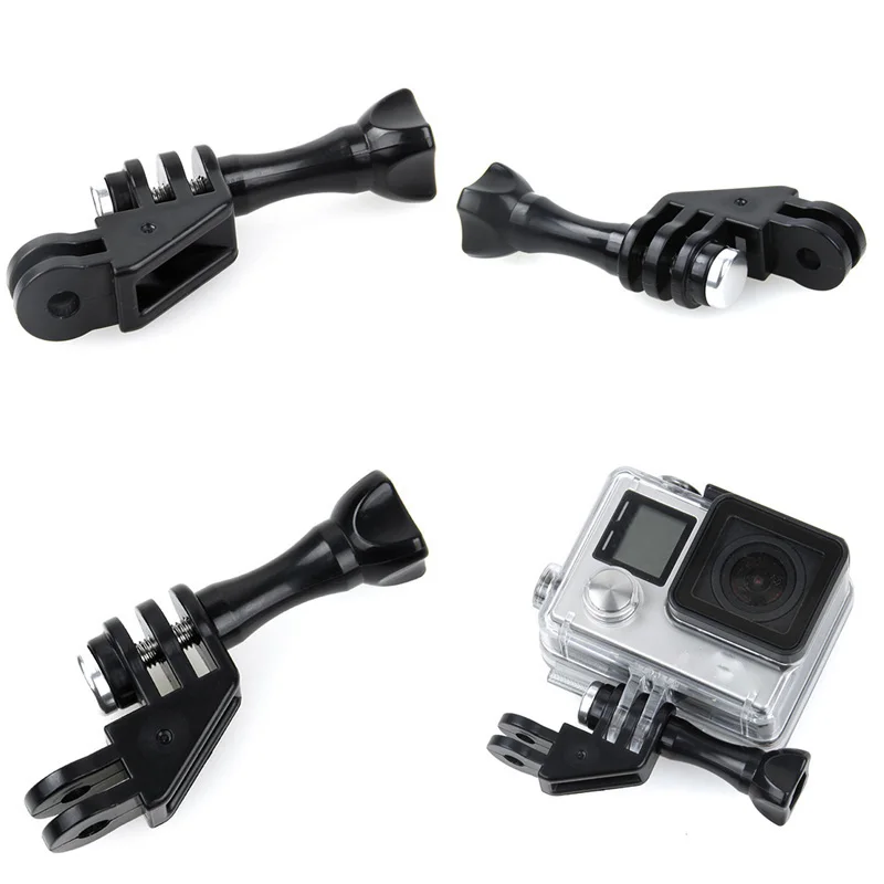 Plastic Compact 90 Degree Elbow Tripod Mount Adapter with Screw for Gopro Camera Hero 8 7/6/54/3+/3