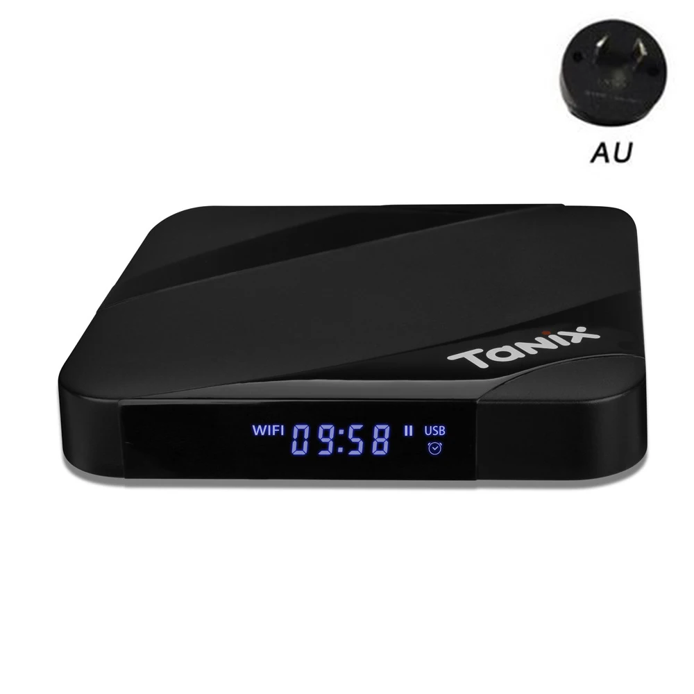 AU TX3 Max Smart tv Box Android 7,1 S905W четырехъядерный 2G+ 16G H.265 2,4 GHz Wifi 4K HD BT приставка мини медиаплеер приемник - Цвет: AU