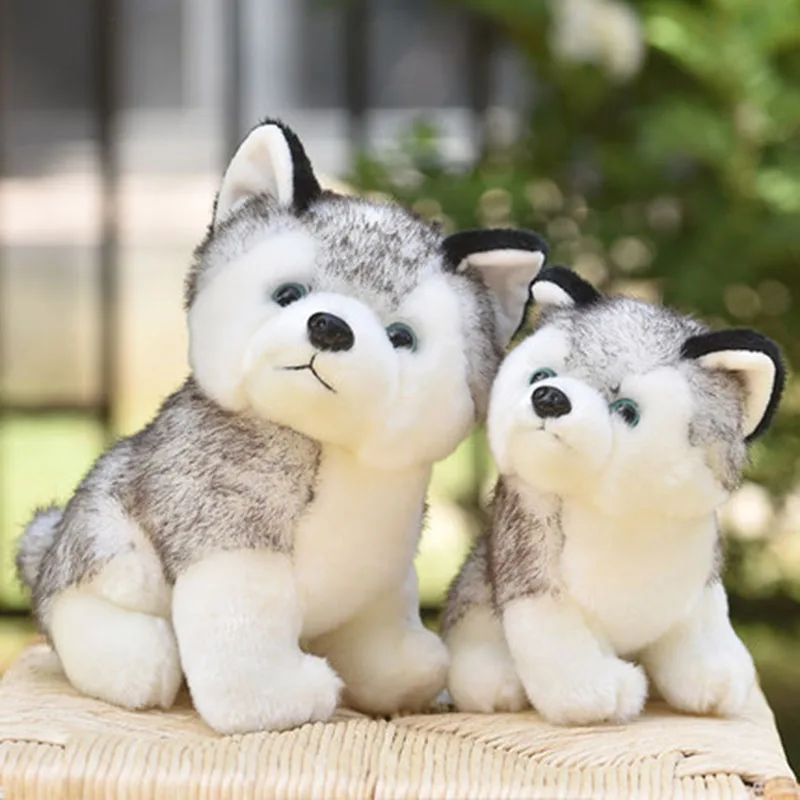 

9cm/18cm husky plush dog Kawaii Puppy Stuffed Toys Cute baby gift Kids Baby Dolls