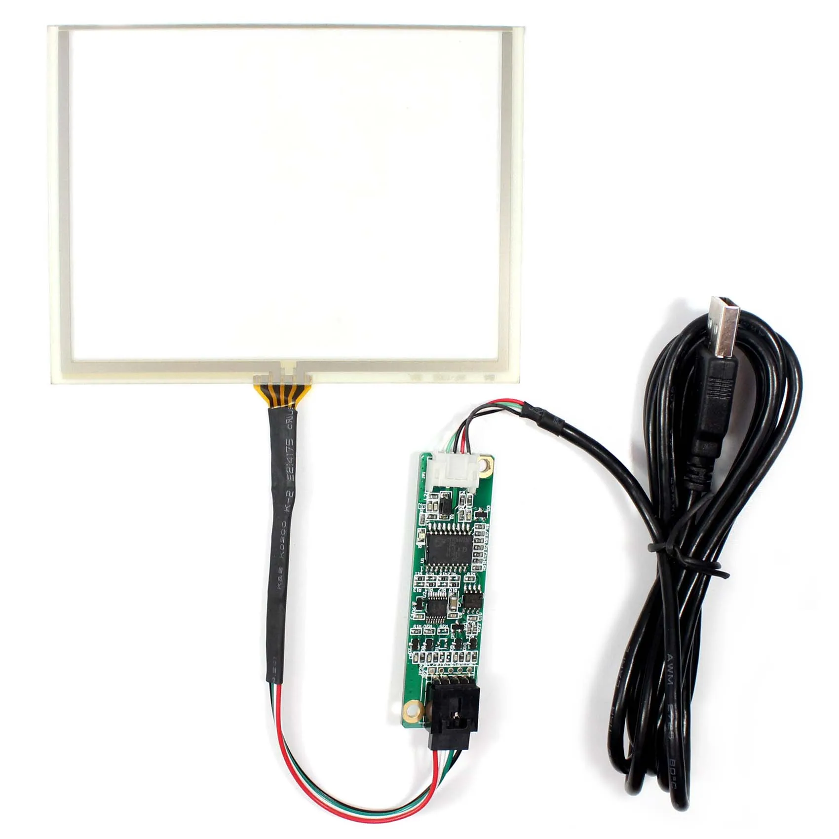 

5inch 4-Wire Resistive Touch Panel USB controller Card For AT050TN22 LCD Screen