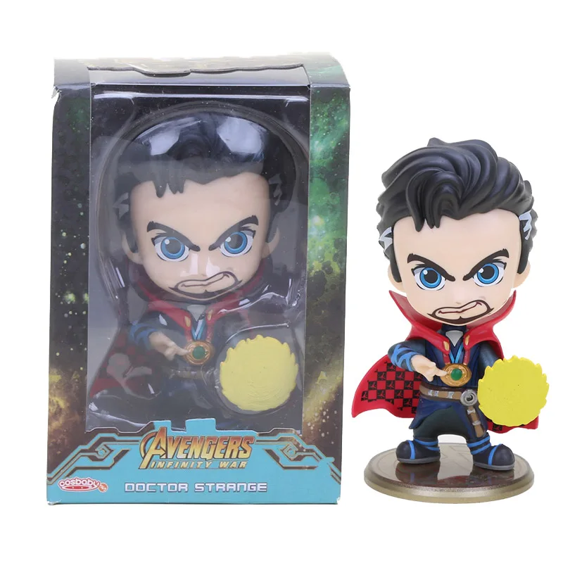 

11cm The Avengers 3 Infinity War Cosbaby Doctor Strange PVC Figure Super Hero Dr. Strange Collectible Model Toy