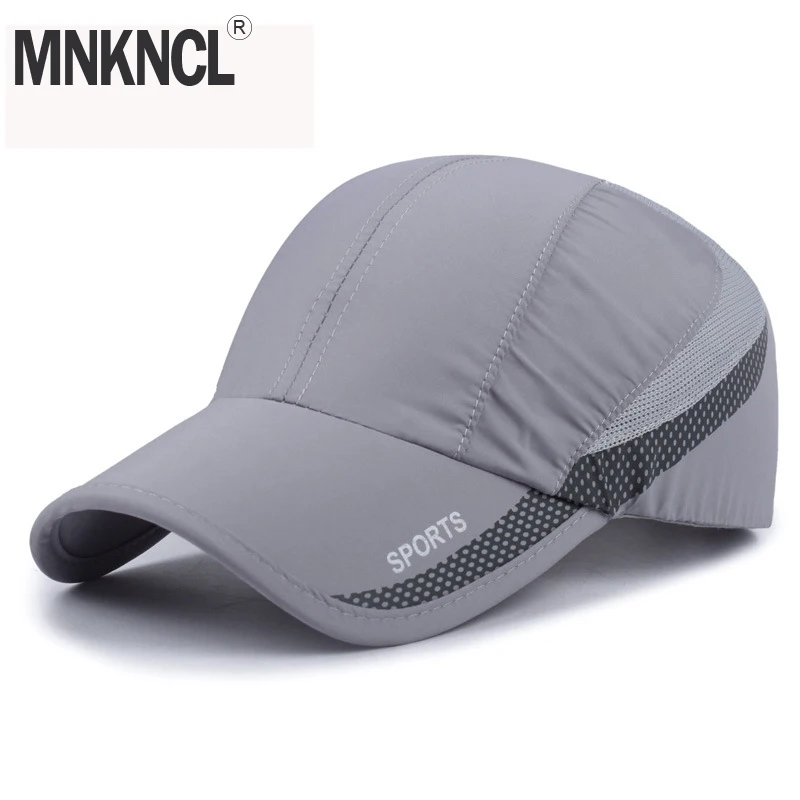 

MNKNCL New High Quality Summer Mesh Hat Quick Drying Cap Men Baseball Cap Women Sun Breathable Hats Dad Outdoor Sport Caps