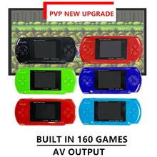 2.8''Portable 8Bit Retro PVP3000 Slim Station Video Games Player Handheld Game Console 1pcs Game Card built-in 160 Classic Games