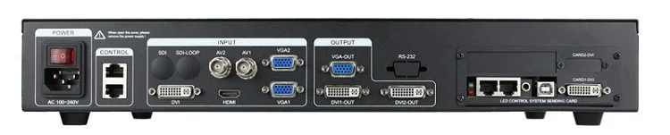 Отправка карты+ AMS-MVP506 светодиодный преобразователь формата видеопроцессора 1920*1200 Поддержка DVI VGA HDMI, светодиодный видео настенный контроллер LINSN