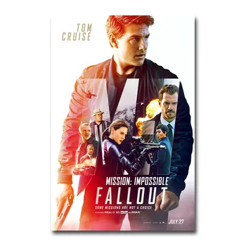 

Art Silk Or Canvas Print Mission Impossible Fallout Movie Poster 13x20 32x48 inch For Room Decor Decoration-001