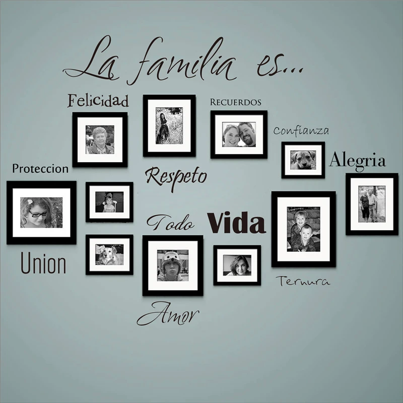 spanish wall art decal