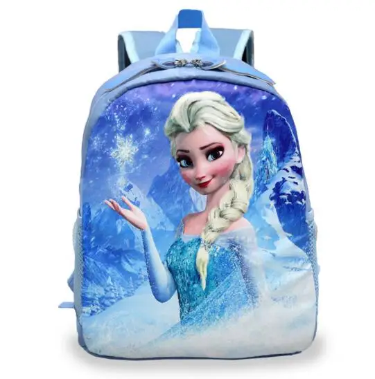 New Cartoon Princess Elsa School Bags for Girls Children Mini Schoolbag Kids Bookbags