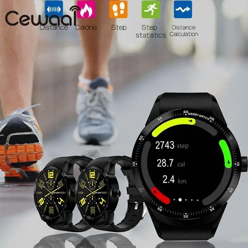 

Cewaal Smartphone Bluetooth Smartwatch for Android MTK6572A Dual Core 512MB+4GB RAM GPS WiFi phonecall SMS 3G Waterproof