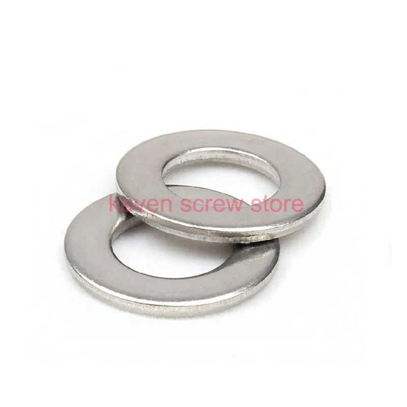 

free shipping 100pcs M8 304 Stainless Steel Flat Washer Plain Washer Flat gasket
