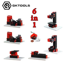 6 in 1 Mini Lathe Milling Drilling Wood Turning Jag Saw and Sanding Machine Mini Combined