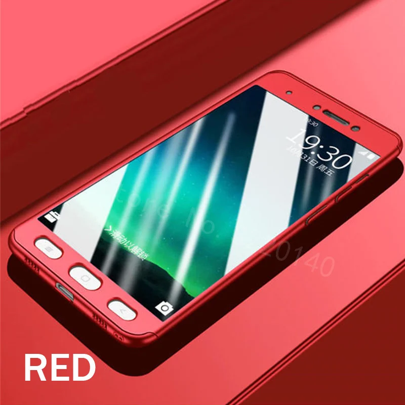 360 Degree Full Cover Case For Xiaomi Redmi Note 4 4X Case Hard Back Cover For xiaomi redmi Note 4 Pro Shell With Tempered glass-12