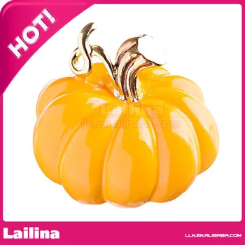 

Hot Sales Halloween Costume Jewelry Enamel Pumpkin Charm Fall Festival Brooch Pin