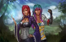 Elves Fantasy Girls elf 4 Sizes wall picture Canvas Poster Print 50x75cm