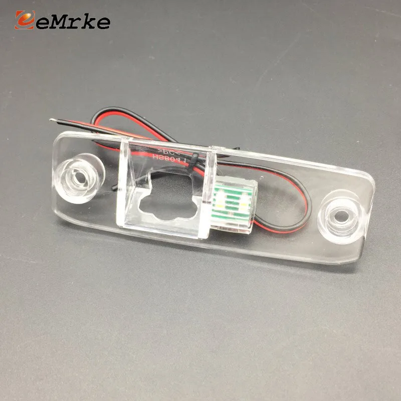 

EEMRKE Car Rear View Camera Bracket License Plate Lights Housing Mount for Hyundai Sonata Accent Verna Avante i40 Elantra