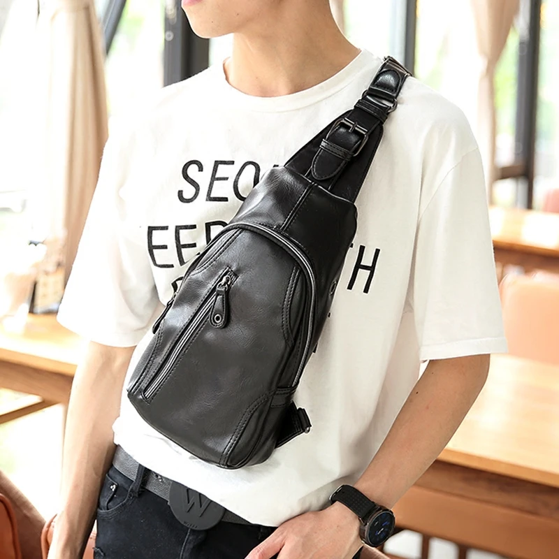 

Tidog The new chest bales male new male leisure fashion chest bag
