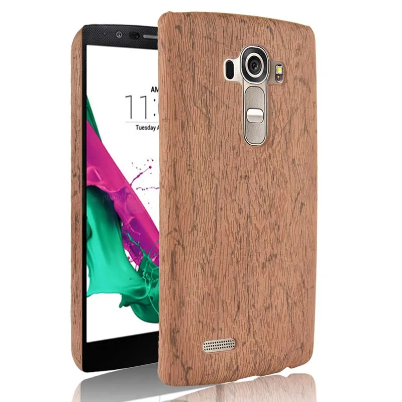 Роскошный чехол для LG G4 H815 H818 lg g4 с текстурой древесины задняя крышка G 4 телефона