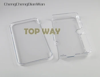 

ChengChengDianWan 30pcs/lot Plastic Clear Crystal Protective Hard Shell Skin Case Cover For New 2DS XL Console with package