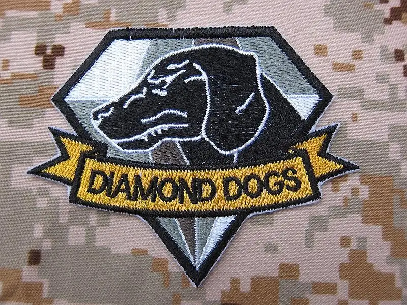 MGS Лиса гончая алмазные собаки специальная группа силы вышитые патч B3338 | Дом и сад