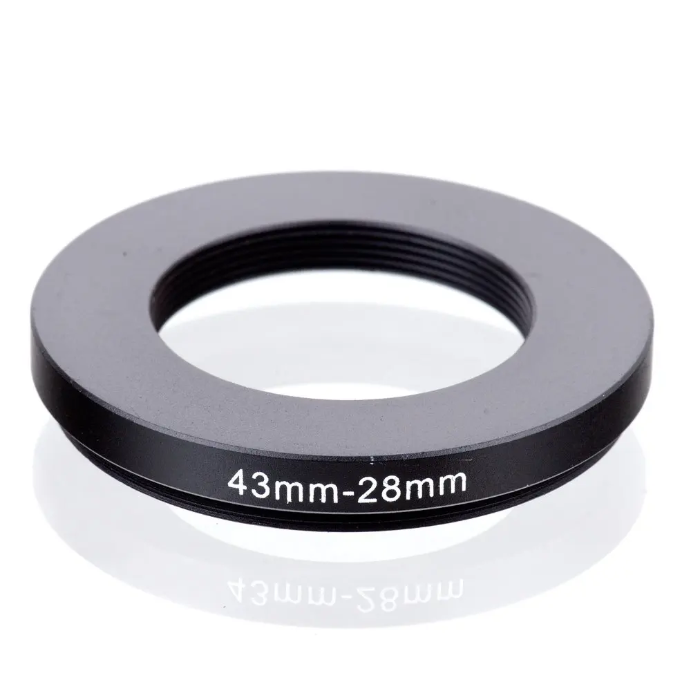 RISE(UK) 43mm 28mm 43 28mm 43 to 28 Step down Ring Filter Adapter black
