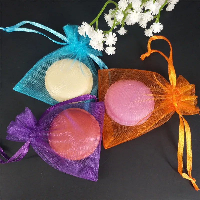 50pcs organza bag wedding decoration party gift bag colorful jewelry