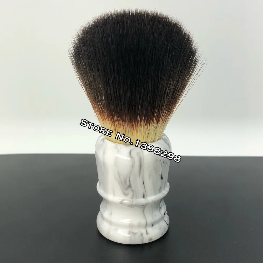 CSB Marble Pattern Handle Shaving Brush Synthetic Hair Barber Shop Hair Salon Tool Men Shave Wet