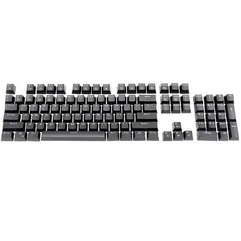 

[HFSECURITY] Free Shipping ABS Keycaps Double Color Translucent Newly Design Rainbow Color Mechanical Keyboard