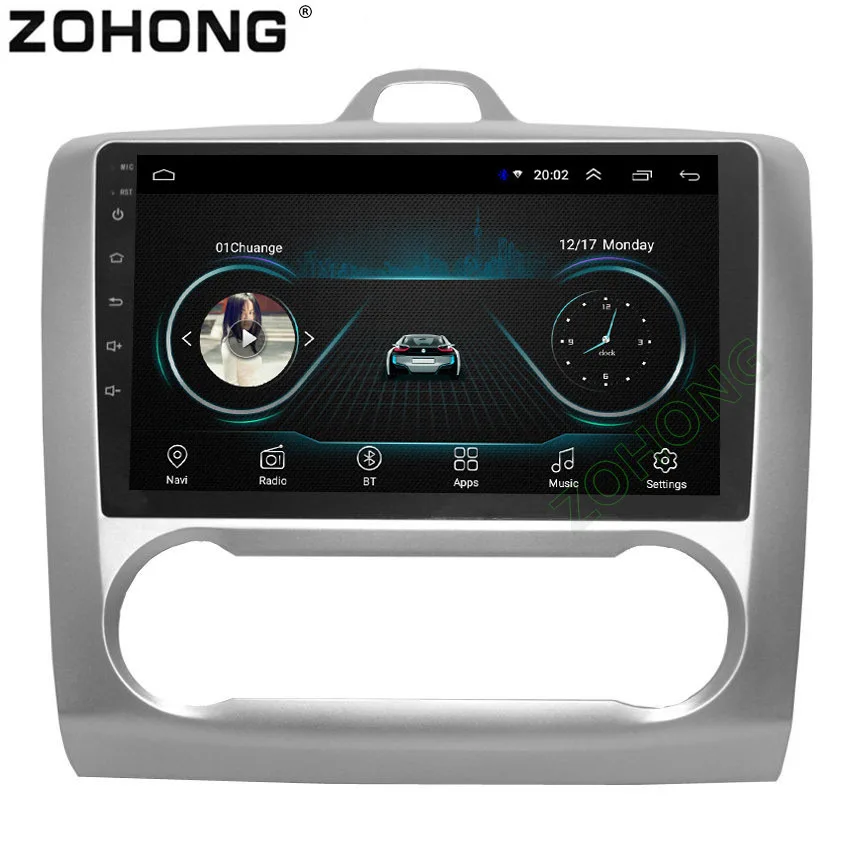 

2.5D Android 8.1 car dvd Multimedia player GPS for for Ford Focus 2 2004 2005 2006 2007 2008 2009 2010 2011 navigation Radio BT
