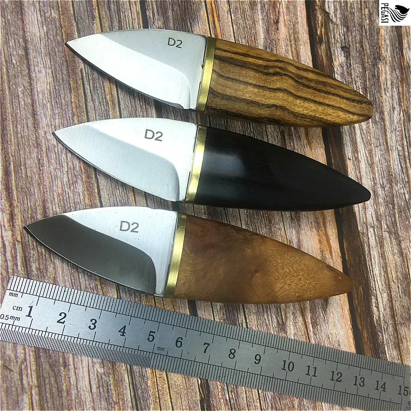 Пегаса мини Прямой отвал деревянная ручка ножа нож D2 стальной для повседневного