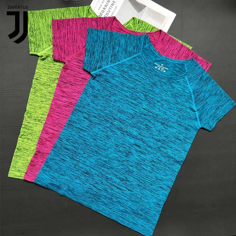 

Juventus Yoga Top Gym Running Fitness Women's Sporty T-Shirts Women Quick Dry Sport Yoga Short Shirt Breathable Exercises Female