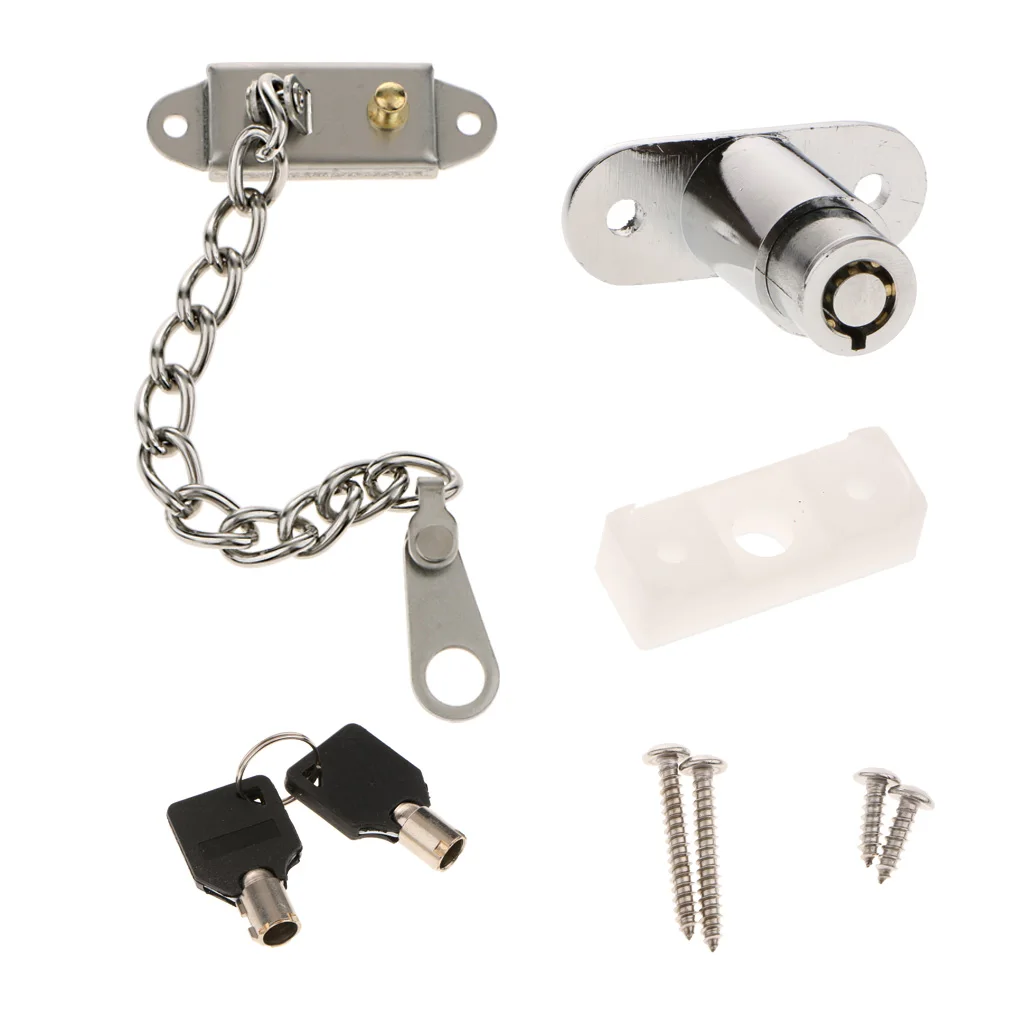 Sliding Door Window Chain Lock Children Safety Protection Anti-theft Lock