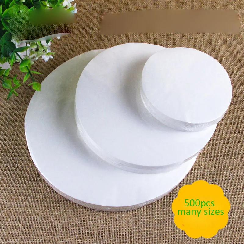 500pcs round 22cm non stick baking parchment grease proof oil paper
