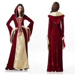 Европейский ретро дворец платье Роскошный королева наряд королевы Бар Стадия DS вечерние женская одежда