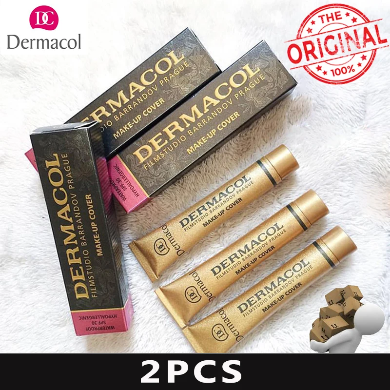 

Dermacol Makeup Cover Authentic 100% 30g Primer Concealer Base Professional Face Dermacol Makeup Foundation Contour Palette