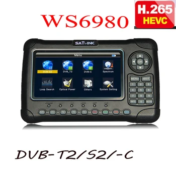 

satlink 6980 hevc h.265 7 Inch LCD WS6980 ws-6980 DVB-S2/C DVB-T2 Optical detection Spectrum satellite finder satlink WS 6980