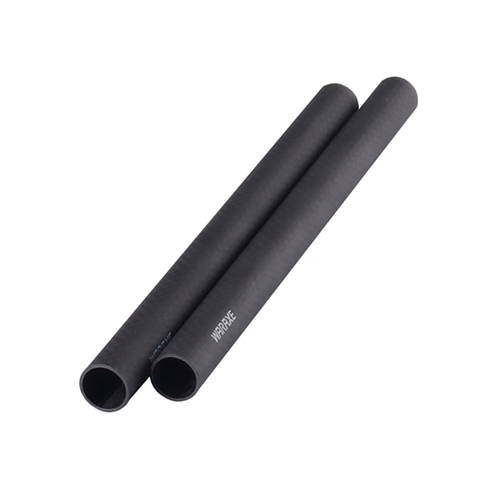 

MINIFOCUS 15mm Carbon Fiber Rods 250mm (9.8 Inch) for 15mm Rail Support System, LCD Light, Follow Focus, Matte Box