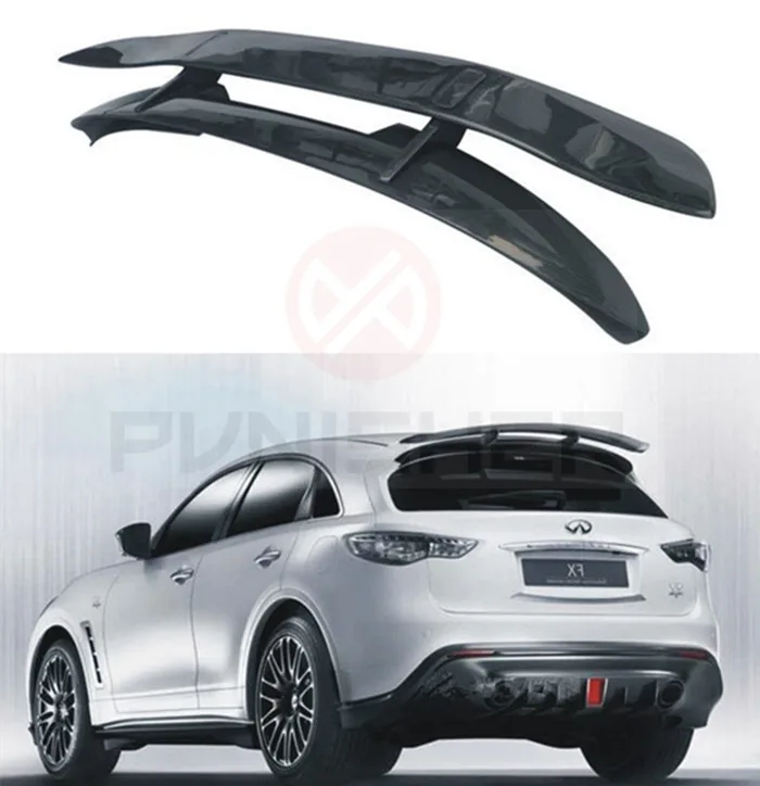 Задний спойлер из углеродного волокна для Infiniti FX35 FX37 S51 2011 2013|carbon fiber rear spoiler|rear