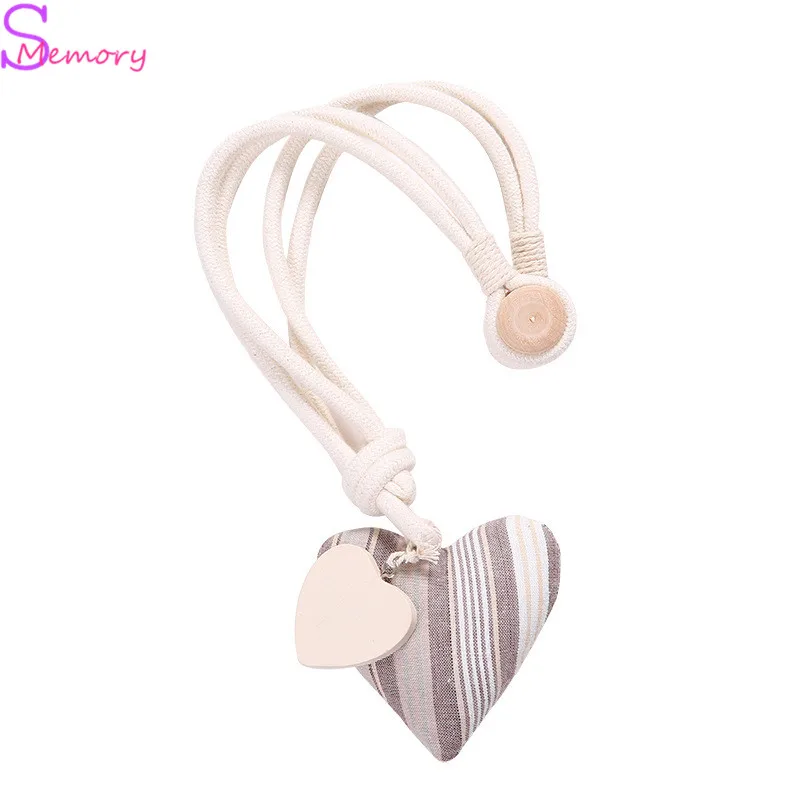 

Cotton Heart Curtains Tieback Holder Magnet Curtains Buckle Clips Magnetic Shower Curtain Strap Accessories Home Decoration
