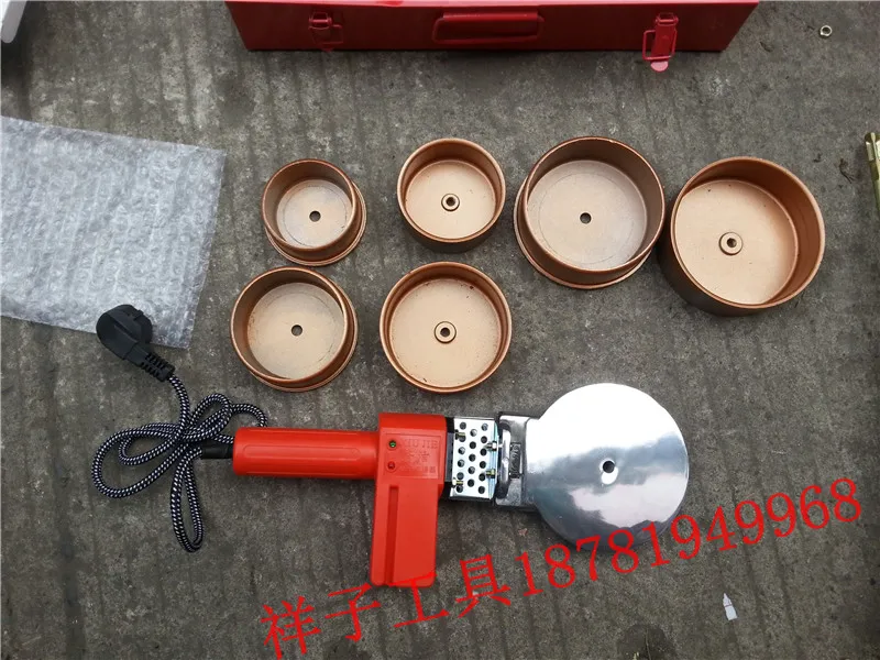 

Show Jie electronic constant temperature PPR melter pipe hot melt machine PB PE75-110 thermal plastic welding machine welding ma