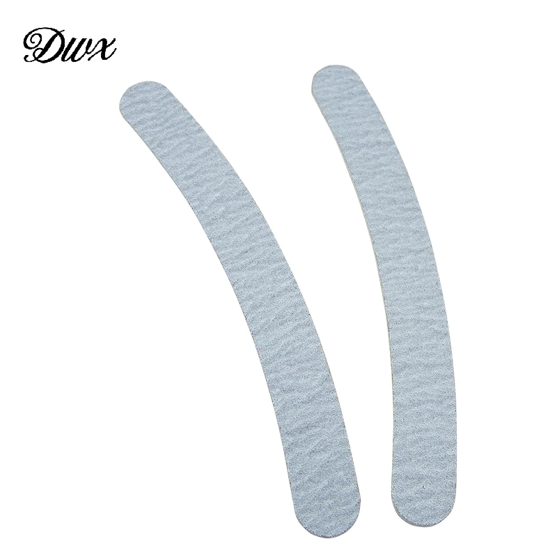 

50pcs/lot Banana Nail File 100/180 For Nails Art Tools 180/240 Curved Grey Sandpaper Emery Board Best Selling
