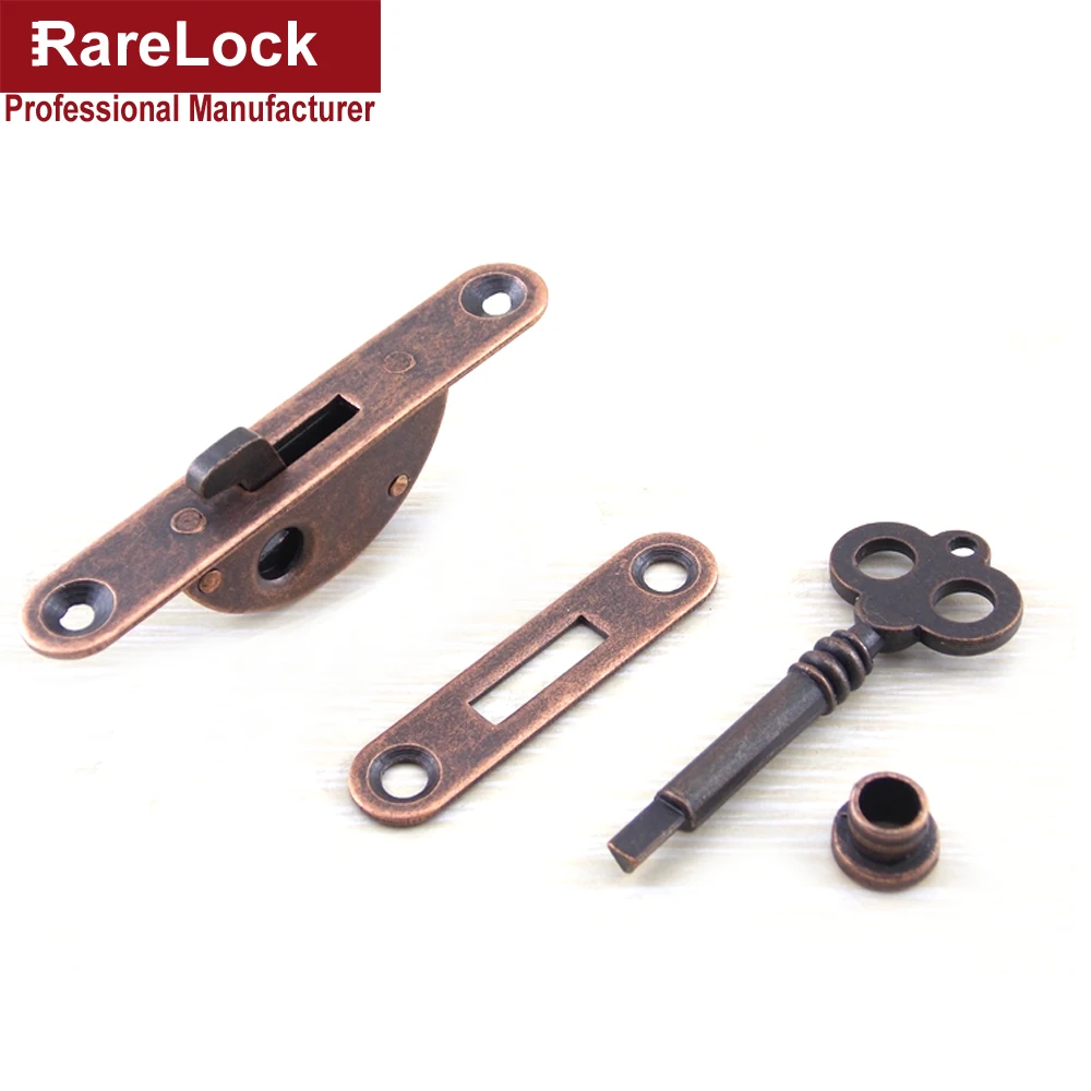 Rarelock MS524 المقابض بالطراز القديم قفل للنساء خزانة المجوهرات مربع خشبي خلع الملابس حالة رجل خزانة درج هدية تخزين مربع ط