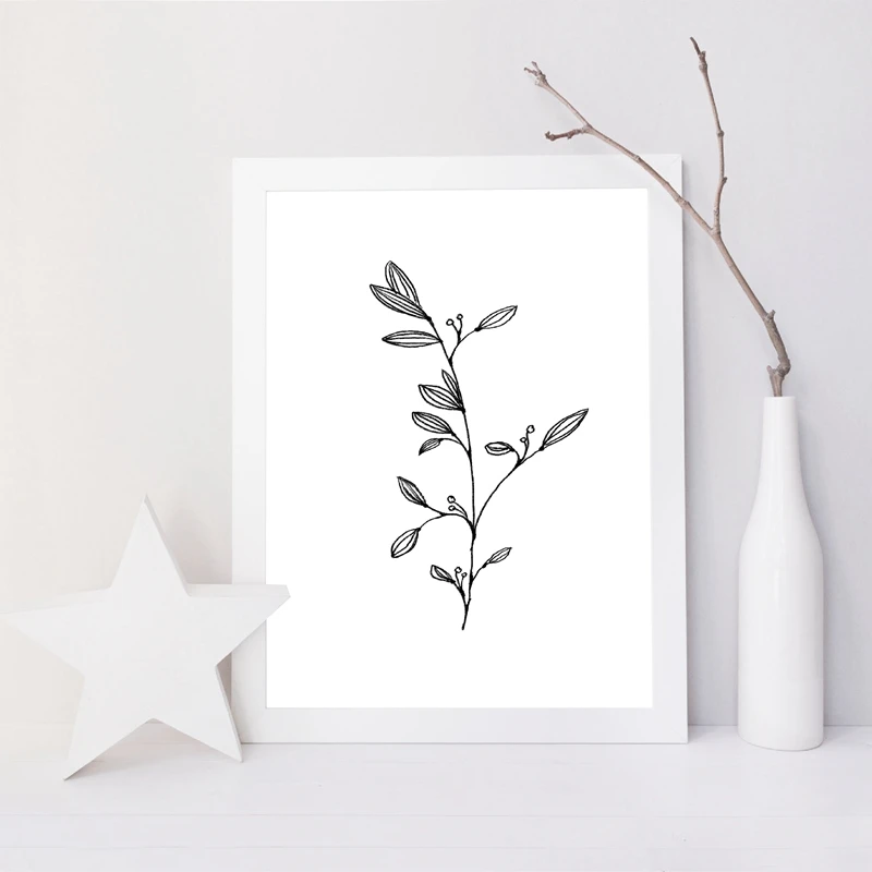 Botanical Poster Home Minimalist Decor