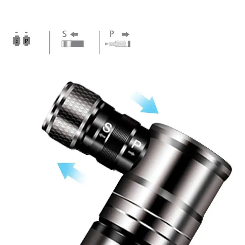 WILD MAN Portable Bike Schrader Presta Valve Pump for M365 Electric Scooter Aluminum Alloy Bicycle Accessories Bicycle Pump